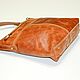 Women's Shoulder Bag (Druid Pull-up 435 Brown). Crossbody bag. J.P.-Handmade Designer Bags. My Livemaster. Фото №4