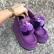 Обувь ручной работы handmade. Livemaster - original item Women purple 