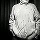 Вязаный свитер с элементами "рвань", Свитеры, Зубцов,  Фото №1
