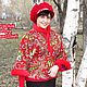 Заказать Куртка из платков с мехом норки. Юлия. Ярмарка Мастеров. . Куртки Фото №3