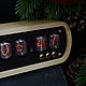 Lamp Clock IN-12 Solid Maple Moraine Eucalyptus. Tube clock. Tube-time (tube-time). My Livemaster. Фото №7