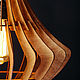 Деревянный светильник Амфора вишня, подвесная люстра, лампа из дерева. Потолочные и подвесные светильники. Деревянные светильники Woodshire (woodshire). Ярмарка Мастеров.  Фото №4