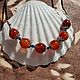 Колье из сердолика. Колье. Vadjra-jewelry. Ярмарка Мастеров.  Фото №9