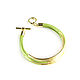 Leather bracelet 'Summer herbs' green leather bracelet. Cuff bracelet. Irina Moro. My Livemaster. Фото №4