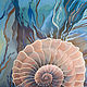Tempera painting in a frame under glass 'Shell'. Pictures. ArtBeklov. Online shopping on My Livemaster.  Фото №2