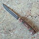 Knife 'Finka-3' 'lappi' h12mf stab.ash. Knives. Artesaos e Fortuna. My Livemaster. Фото №5
