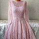 Order Elegant dress 'Lolita-4' mohair. hand knitting from Galina Akhmedova. Livemaster. . Dresses Фото №3