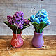 'Lilac bouquet in a vase 'souvenir soap flowers' March 8. Soap. Edenicsoap - soap candles sachets. My Livemaster. Фото №5
