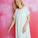 Order Nightgown of Batiste,Lisa the gift of a friend. Blouse Blues. Livemaster. . Nightdress Фото №3