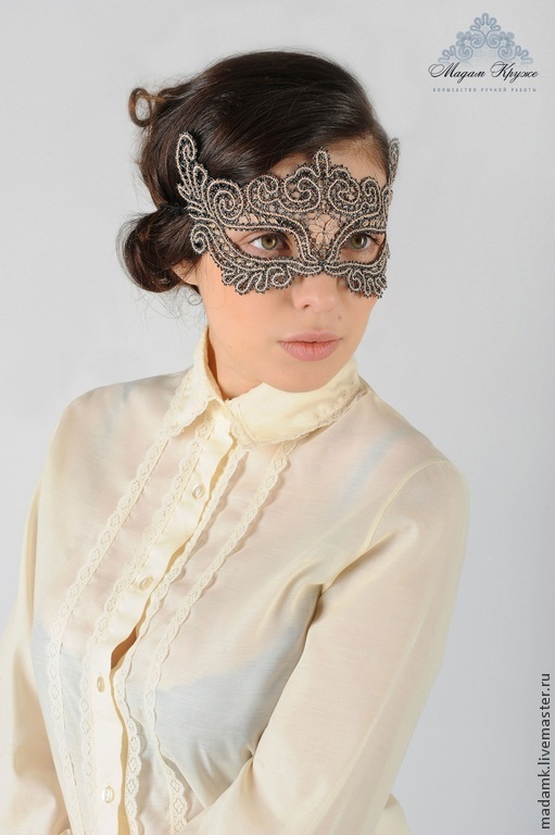 кружевная маска для лица | Дзен