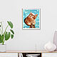 Oil painting cat funny cat. Pictures. Yulia Berseneva ColoredCatsArt. My Livemaster. Фото №6