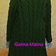 Coat knitted 'Charming braids '. Coats. Galina-Malina (galina-malina). Online shopping on My Livemaster.  Фото №2