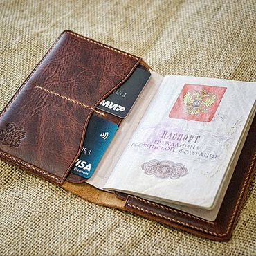 Сумки ручной работы. Ярмарка Мастеров - ручная работа Обложка для паспорта/автодокументов/докхолдер. Handmade.
