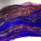Sari silk in tops. purple. 10 gr Germany. Fiber. KissWool. My Livemaster. Фото №4