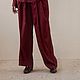 Women's silk trousers Cherry, Pants, Moscow,  Фото №1