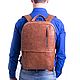 Backpack leather men 'Tayler', Men\\\'s backpack, Yaroslavl,  Фото №1