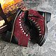 Women's Hiking Boots West ' Bordeaux suede/Black Leather'. Boots. Hitarov (Hitarov). My Livemaster. Фото №4