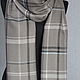 Домотканый шарф "Запах дождя". Кашемир-шёлк Loro Piana. Шарфы. Weaving Finds. Ручное ткачество.. Ярмарка Мастеров.  Фото №7
