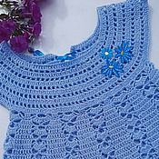 Одежда детская handmade. Livemaster - original item Children`s crocheted dress for ages 4 - 6 months. Handmade.