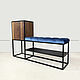 Банкетка в прихожую ELEMENT. Банкетки. Мебельный бутик (Wofurniture). Ярмарка Мастеров.  Фото №4