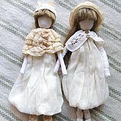 Куклы и игрушки handmade. Livemaster - original item Textile doll, retro style. Handmade.