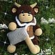 Бычок Яшка !. Мягкие игрушки. Handmade_toys. Ярмарка Мастеров.  Фото №4