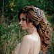 Purple twig in the bride's hair Violet Wedding decoration, Hair Decoration, Tolyatti,  Фото №1