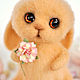 Order Felted toy Bunny Marshmallow. Felt toy fromKristina Antropova. Livemaster. . Felted Toy Фото №3