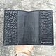 Passport cover made of genuine crocodile skin. Passport cover. Mad Cat. Online shopping on My Livemaster.  Фото №2