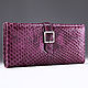 Women's wallet made of genuine python leather IMP0006N2, Wallets, Moscow,  Фото №1