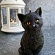 Свеча чёрный кот, Свечи, Кострома,  Фото №1