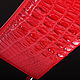 Crocodile leather Wallet with one zipper IMA0013R3. Wallets. CrocShop. My Livemaster. Фото №8