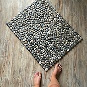 Для дома и интерьера handmade. Livemaster - original item A Mat of pebbles. Handmade.