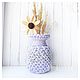 Vase for interior knitted. Vases. Alisha_Love. Online shopping on My Livemaster.  Фото №2