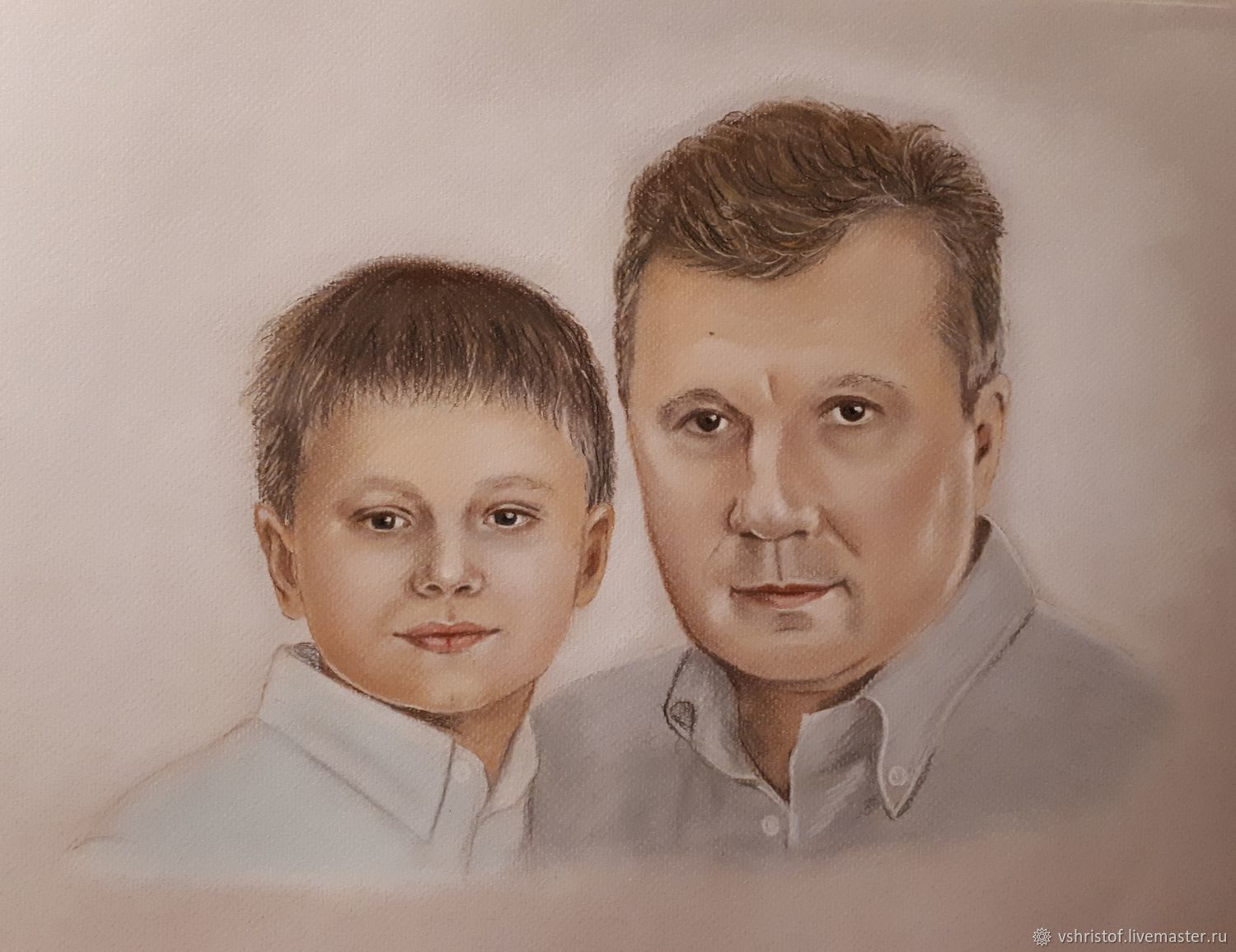 Семейный портрет пастелью