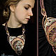 "The Shadoof Spring song" колье-кулон. Колье. Julia Chernopazova Art Jewelry. Интернет-магазин Ярмарка Мастеров.  Фото №2