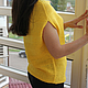 Топ Желтые тюльпаны, итальянский хлопок. Туники. PeeKaBoo knitwear. Ярмарка Мастеров.  Фото №4