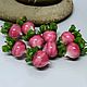 Бусины лэмпворк подвески стеклянные "Редиска" Lampwork. Подвески. Оксана Искуснова украшения лэмпворк (SOVARTstudio). Ярмарка Мастеров.  Фото №5