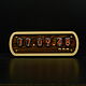 Order Table Lamp Clock IN-12 Maple Array by Lauro Preto. Tube-time (tube-time). Livemaster. . Tube clock Фото №3