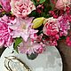 Букет цветов в вазе в имитации воды. Букеты. Flowers16kzn-. Ярмарка Мастеров.  Фото №4
