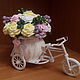 Велосипед с розами, Слова, Краснокаменск,  Фото №1