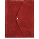 Large A4 leather notebook with magnetic button made of genuine leather, Notebooks, Moscow,  Фото №1