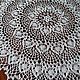 Салфетка вязаная, мини-скатерть. Салфетки. Вязарушка (irina-knitwork). Ярмарка Мастеров.  Фото №5