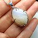 Pendant with opal 'Frost', silver, Pendant, Moscow,  Фото №1