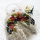Сумочка с вышивкой "Золотая пора". Сумка с фермуаром. Филатова Елена (floral-embroidery). Ярмарка Мастеров.  Фото №4