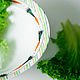 Жизнерадостные морковки ) Глубокая тарелка, керамика ручной работы, Тарелки, Жуковский,  Фото №1