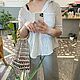 Заказать Вязаная авоська с бамбуковыми ручками ( в наличии). Valya Paskhina. Ярмарка Мастеров. . Авоська Фото №3