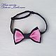 Bow tie black pink. Bow tie grey pink. Butterflies. tanya-artfantasy. Online shopping on My Livemaster.  Фото №2