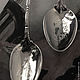 Empire coffee spoons, a pair engraved with date and initials. Gifts. SILVER SPOONS since 1999. My Livemaster. Фото №6