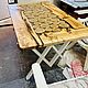Заказать Обеденный стол из спилов и слэбов. Wood-steel-1. Ярмарка Мастеров. . Столы Фото №3